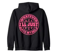 Funny Whatever I'll Just Date Myself Singles Dating Zip Hoodie