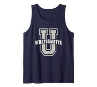 Funny WHATSAMATTA University Italy School Academy Jock Tank Top
