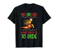 Funny Wheelchair Driver Ho what fun it is to ride disability T-Shirt