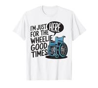 Funny Wheelchair Humor Handicap Disabled People Disability T-Shirt