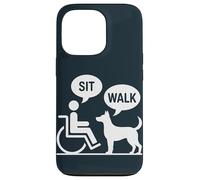 Funny Wheelchair User Humor Rolling Chair Case for iPhone 13 Pro