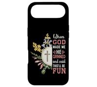 Funny When God Made Me He Said This'll Be Fun Sayings Men Case for iPhone Air