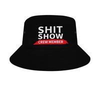Funny Where's The Fish Bucket Hat - Packable Sun Protection Hat for Men Women Beach Fishing Travel, Show Crew Member, One size