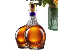 Funny Whiskey Decanter, Butt Shaped Glass, Butt Whiskey Bottle - Glass Whiskey Decanter, Novelty Drinking Container Accessories for Juice, Red Wine