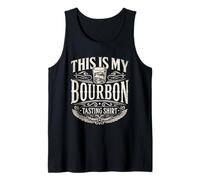 Funny Whiskey This is My Bourbon Tasting and Smoke Cigars Tank Top