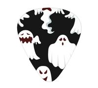 Funny White Ghost Guitar Picks Set-Premium Abs Material,Various Thicknesses-Enhance Your Playing Experience