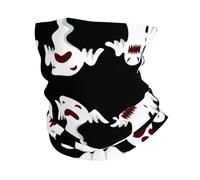 Funny White Ghost Print Headband Neck Gaiter Head Wrap Headwear