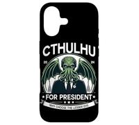Funny Why Choose The Lesser Evil Cthulhu for President 2024 Case for iPhone 17