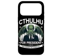 Funny Why Choose The Lesser Evil Cthulhu for President 2024 Case for iPhone 17 Pro Max
