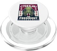 Funny Why Choose The Lesser Evil Cthulhu for President 2024 PopSockets PopGrip for MagSafe