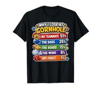 Funny Why I Lose At Cornhole Value Graphic T-Shirt