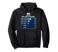 Funny Why I Lose At Pickleball Paddle Sport Pickleball Lover Pullover Hoodie