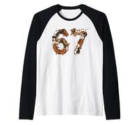 Funny Wiener Dogs 6 7 Meme Six Seven Love Dachshund Raglan Baseball Tee