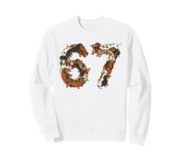 Funny Wiener Dogs 6 7 Meme Six Seven Love Dachshund Sweatshirt