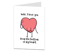 Funny Wife Birthday Card From Husband. For All Ages 25th 30th 35th 40th 50th. Also Perfect For Valentine's Day & Anniversary