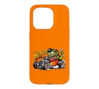 Funny Wild Hotrods Forever Dragster Rat Rod Race Car Cartoon Case for iPhone 15 Pro