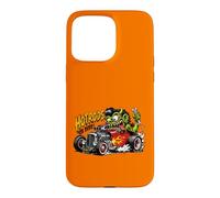 Funny Wild Hotrods Forever Dragster Rat Rod Race Car Cartoon Case for iPhone 15 Pro Max