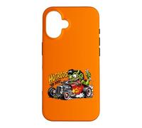 Funny Wild Hotrods Forever Dragster Rat Rod Race Car Cartoon Case for iPhone 16