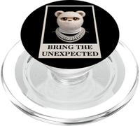 Funny Wild tEDDY bEAR With Fur Mask Bring the Unexpected PopSockets PopGrip for MagSafe