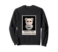 Funny Wild tEDDY bEAR With Fur Mask Bring the Unexpected Sweatshirt