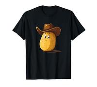 Funny Wild West Potato with Cowboy Hat Costume T-Shirt