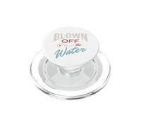 Funny Windsurfing Blown off the water. PopSockets PopGrip for MagSafe