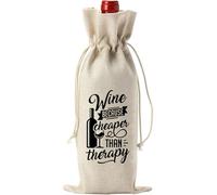 Funny Wine Bag for Reusable Storage Bags for Women Men Going Away Parties and Retirement Celebration Moving Away Gift