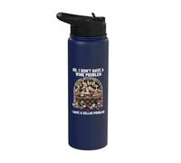 Funny Wine Lover Sommelier Vineyard Winery Drinking Alcohol Stainless Steel Insulated Water Bottle