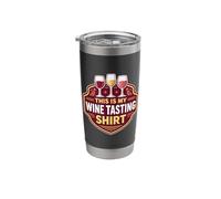 Funny Winetesting Event Lover Goer This is My Wine Tasting Stainless Steel Insulated Tumbler