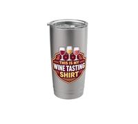 Funny Winetesting Event Lover Goer This is My Wine Tasting Stainless Steel Insulated Tumbler