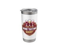 Funny Winetesting Event Lover Goer This is My Wine Tasting Stainless Steel Insulated Tumbler