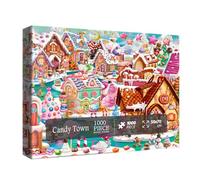Funny Winter Scenic Puzzles for Adults 1000 Pieces, Magic Candy Cute Jigsaw Puzzles, Pretty Colorful Art Puzzles