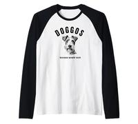 Funny Wire Fox Terrier Raglan Baseball Tee