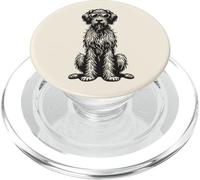 Funny Wirehaired Pointing Griffon Dog with Sunglasses PopSockets PopGrip for MagSafe