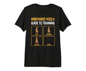 Funny Wirehaired Vizsla Guide to Training Dog Obedience Premium T-Shirt