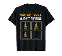 Funny Wirehaired Vizsla Guide To Training Dog Obedience T-Shirt