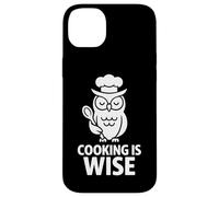 Funny Wise Owl Cooking Chef Kitchen Graphic Case for iPhone 14 Plus