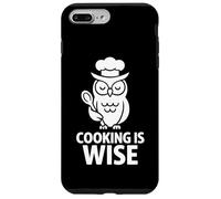 Funny Wise Owl Cooking Chef Kitchen Graphic Case for iPhone 7 Plus/8 Plus