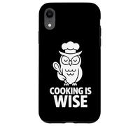 Funny Wise Owl Cooking Chef Kitchen Graphic Case for iPhone XR