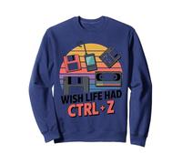 Funny Wish Life Had Digital Mistake Joke Wit Tech Era Sweatshirt