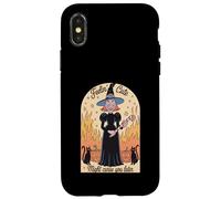 Funny Witch Halloween Pumpkin Feelin Cute Curse Women Men Case for iPhone X/XS