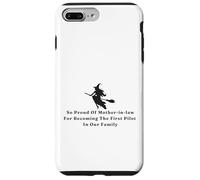 Funny Witch Proud of Mother-in-law First Pilot in Our Family Case for iPhone 7 Plus/8 Plus