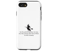 Funny Witch Proud of Mother-in-law First Pilot in Our Family Case for iPhone SE (2020) / 7/8