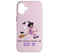 FUNNY WITCH THE MOON MADE ME DO IT ANIME WITCH FUNNY FALL Case for iPhone 16 Plus