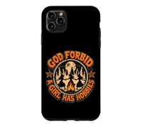 Funny Witches God Forbid A Girl Has Hobbies Gothic Halloween Case for iPhone 11 Pro Max