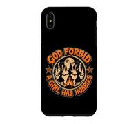 Funny Witches God Forbid A Girl Has Hobbies Gothic Halloween Case for iPhone XS Max