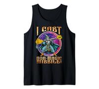 Funny Wizard Meme I Cast Non-Magic Missile Parody Retro Tank Top