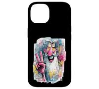 Funny Wizard Peace Graffiti Pop Character Graphic Art Face Case for iPhone 14
