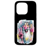 Funny Wizard Peace Graffiti Pop Character Graphic Art Face Case for iPhone 15 Pro