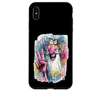 Funny Wizard Peace Graffiti Pop Character Graphic Art Face Case for iPhone XS Max